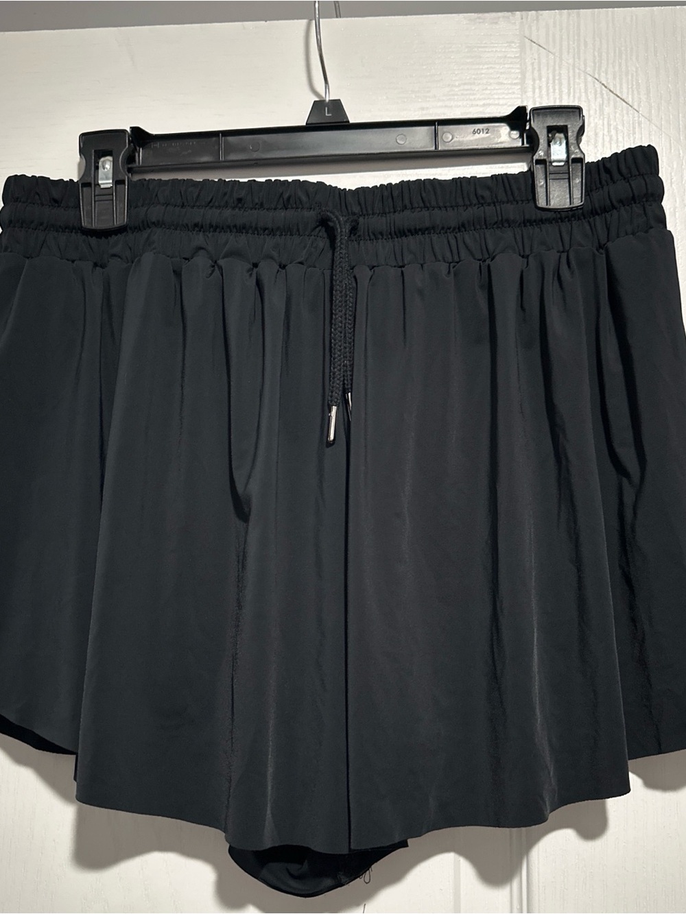 Women’s Black Drawstring Athletic Shorts